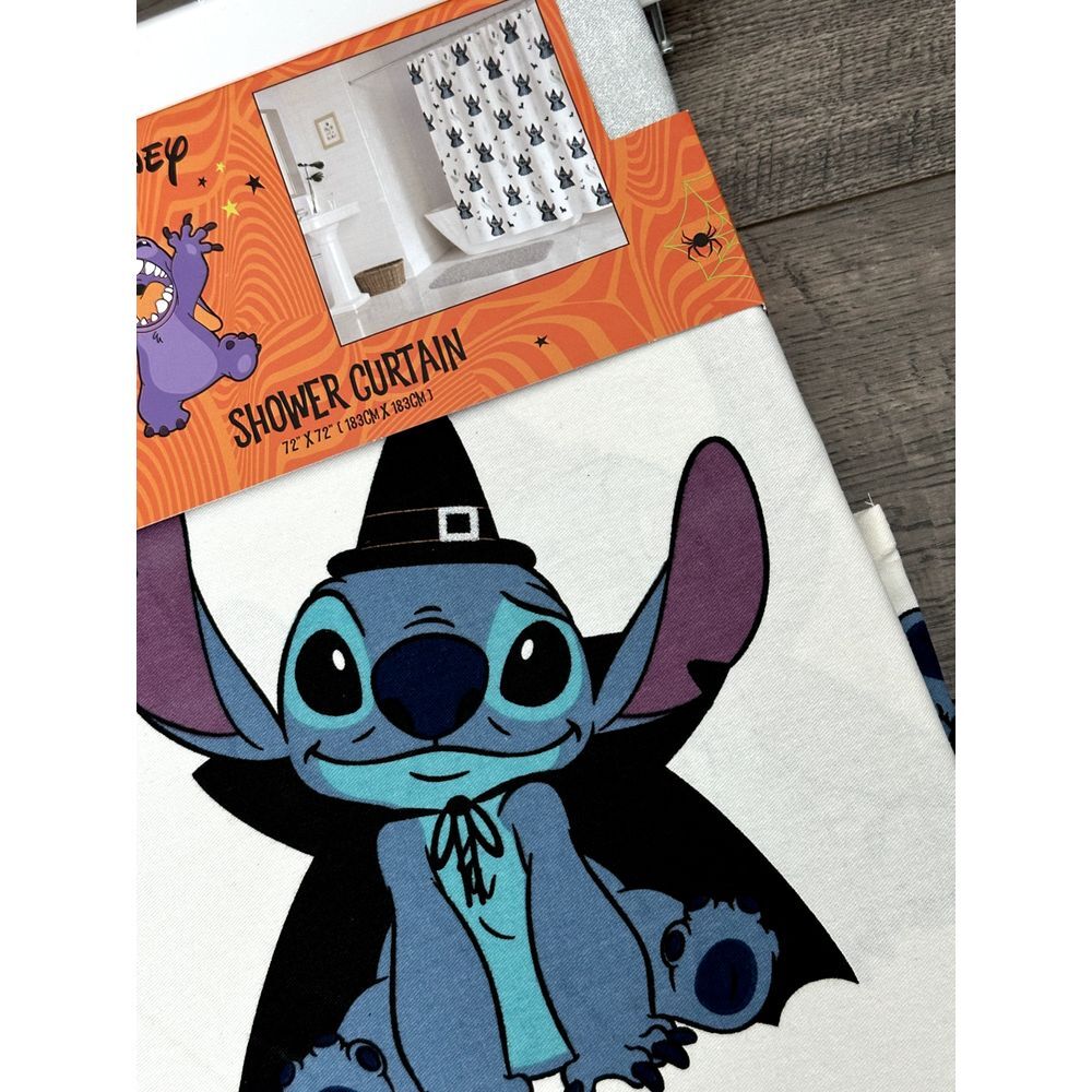 Disney Lilo and Stitch‎ Halloween Cotton Shower Curtain 72x72